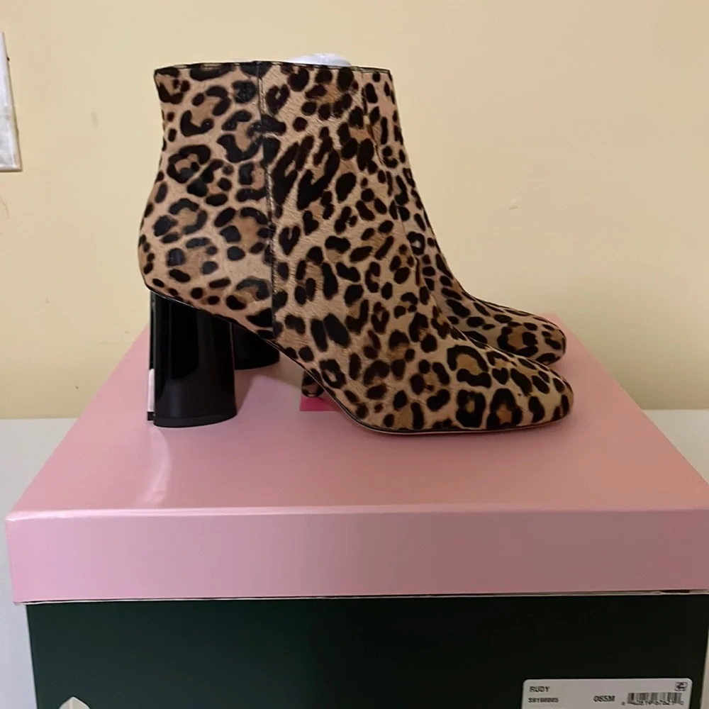 Kate Spade New York Real Cow Fur Ankle Boots - Picture 3 of 5